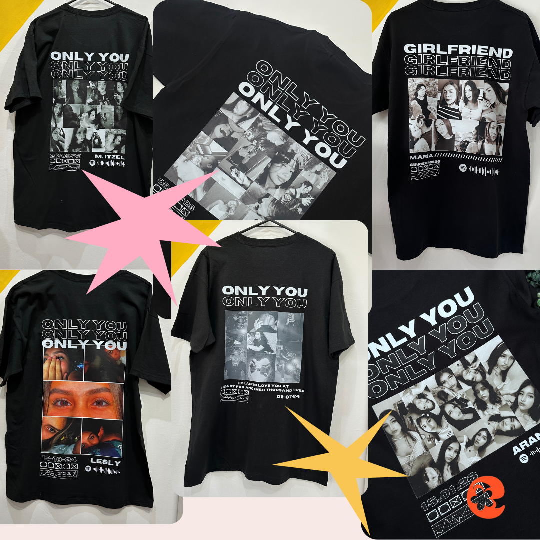 Playera Only you/Girlfriend