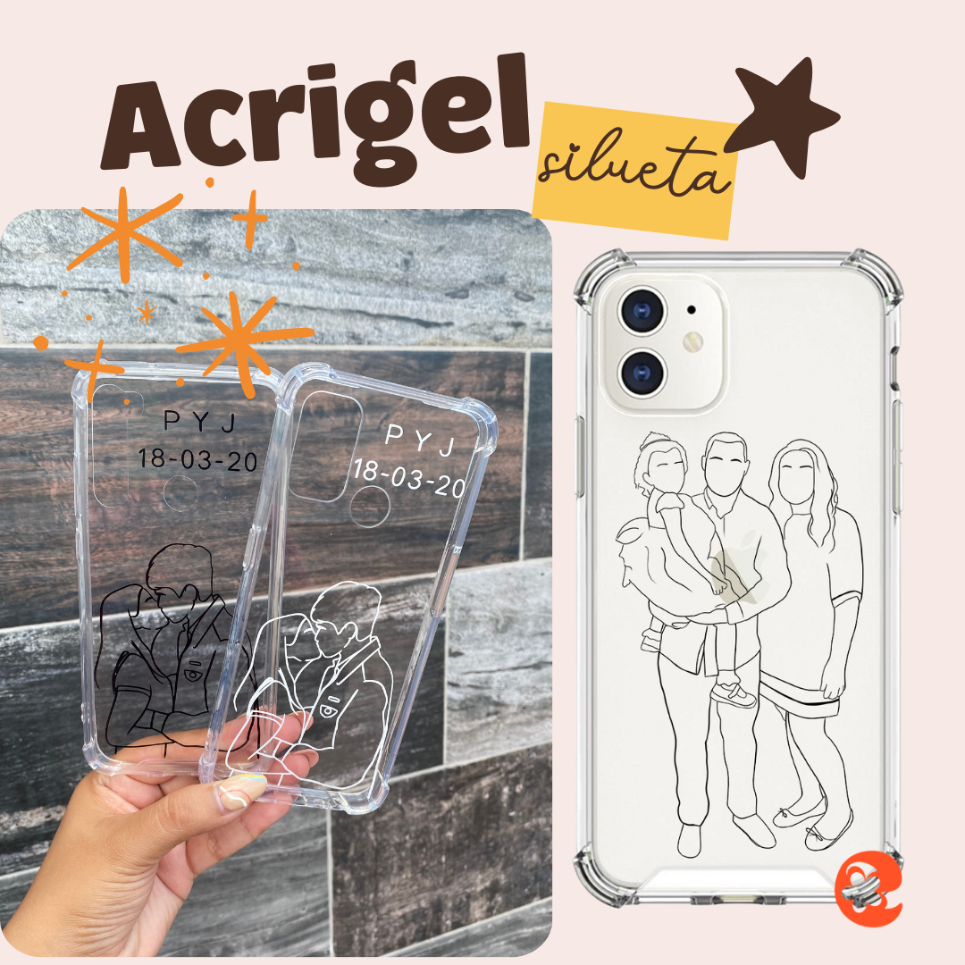 Acrigel con silueta