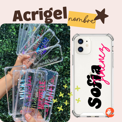 Acrigel con nombre