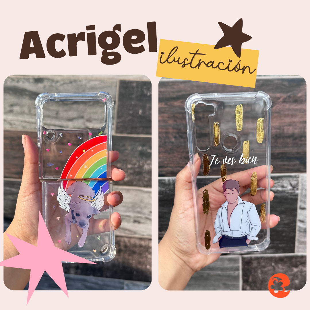 Acrigel con ilustración