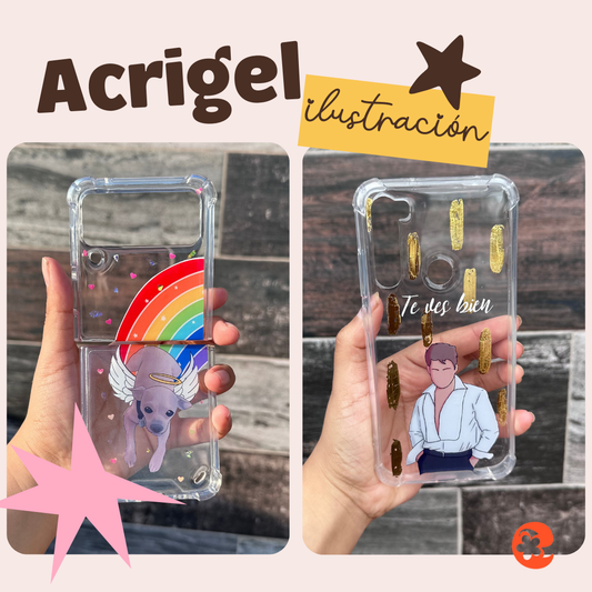 Acrigel con ilustración